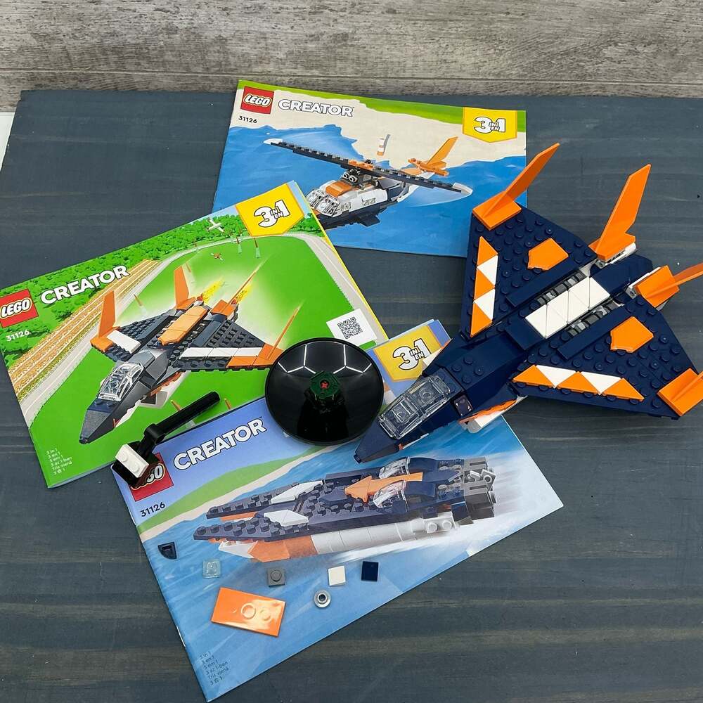LEGO Creator 3-in-1 Supersonic Jet Set 31126